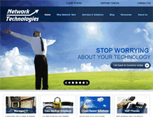 Tablet Screenshot of networktech.com